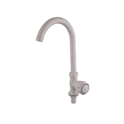 Кран для холодної води Plamix Mono-005 White (PM0675), фото 1
