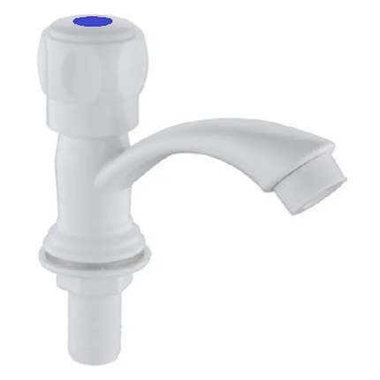 Кран для холодної води Plamix Mono-001-B White (PM0676), фото 1