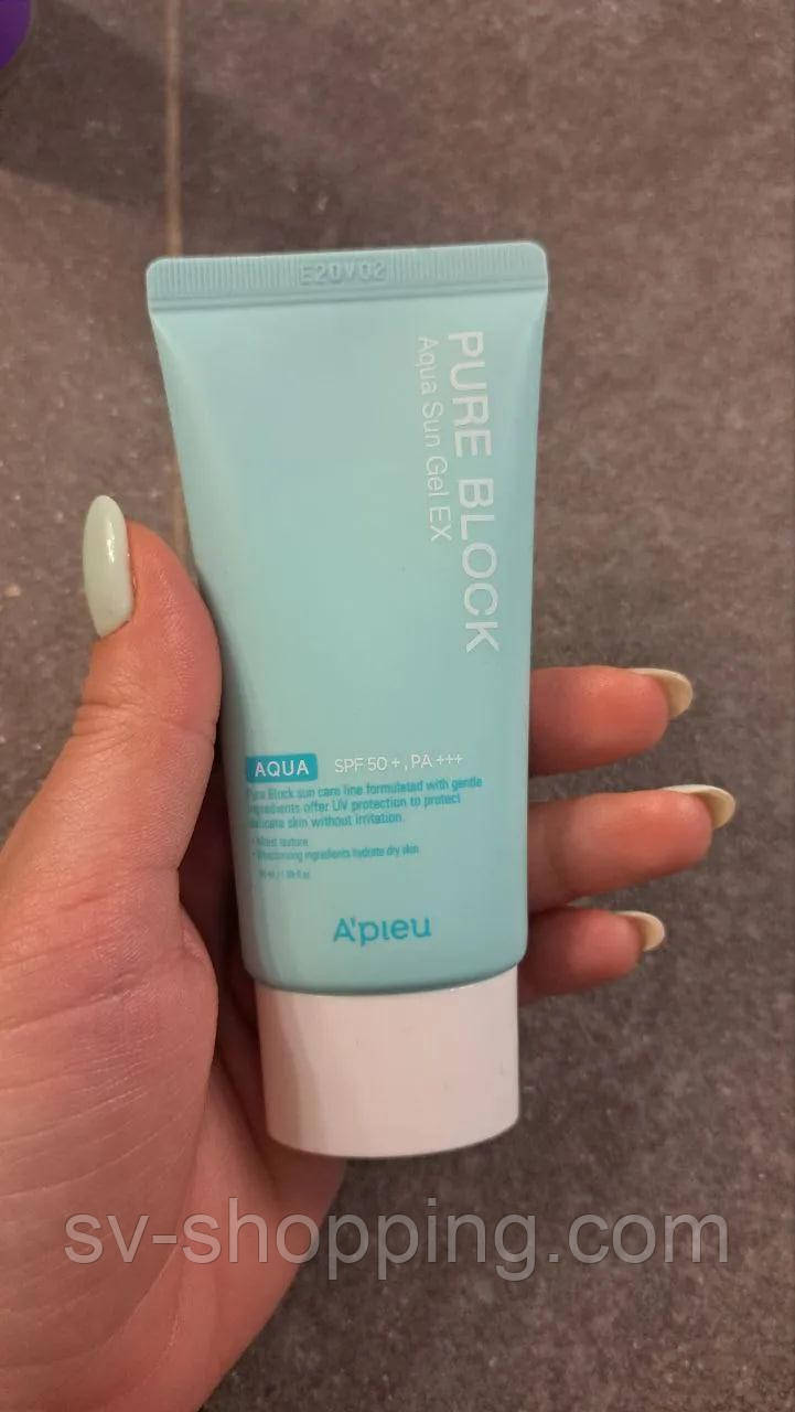 Cонцезахисний гель з високим рівнем SPF A'PIEU Aqua Sun Gel SPF 50+