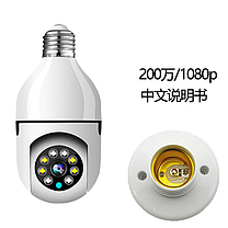Камера Wi-Fi видеонаблюдения под цоколь Е27 Smart Camera 360°, фото 3