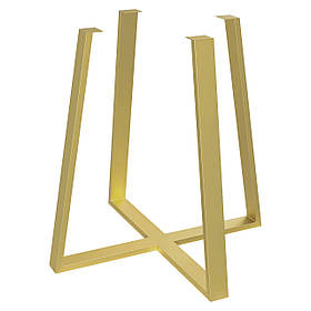 Каркас для столу з металу 750×750 мм, H 730 мм Berg Золото