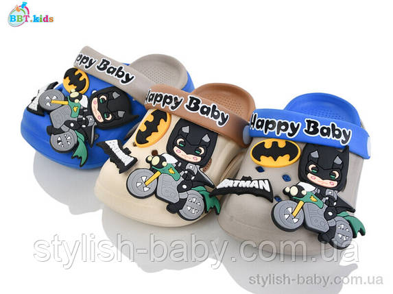 Дитяча колекція літнього взуття. Дитячі крокси 2025 бренда BBT kids оптом (рр. з 18 по 23), фото 1