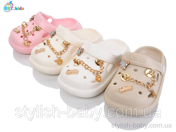 Дитяча колекція літнього взуття. Дитячі крокси 2025 бренда BBT kids оптом (рр. з 24 по 29), фото 1