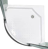 Душова кабіна 90x90x195 см VIVIA 092 JK New низький піддон матове скло 4 мм розсувні двері, фото 4