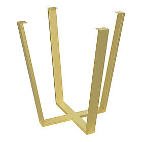 Каркас для столу з металу 750×750 мм, H 730 мм Terra Золото