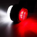 Led габаритний ліхтар занесення для кутового причепа 12-24v двосторонній (157*121*50 мм) 1-шт, фото 7