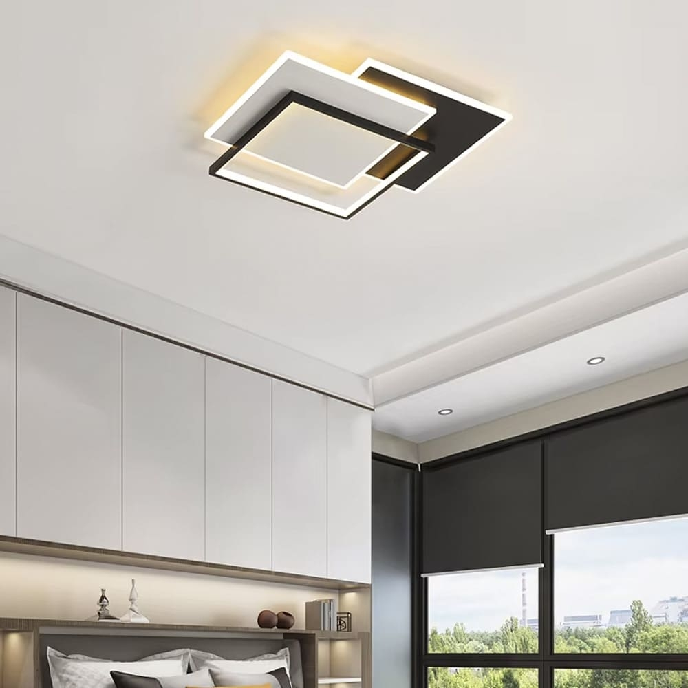 LED люстра квадратна до 18 м² з пультом та додатком 74W (LED 7871003), фото 1