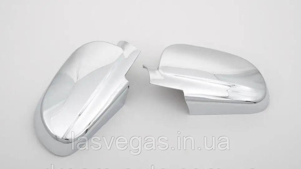 Хромовані накладки на дзеркала Chevrolet Lacetti 2002- (Libao/Китай)