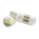 Комплект світлодіодних ламп NAPO LED T10-3030-6smd-ceram  W5W T10 колір світіння білий 2 шт, фото 3
