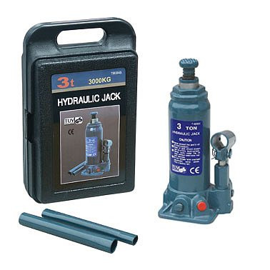 Домкрат пляшковий 3т (194-372 мм) у кейсі TORIN