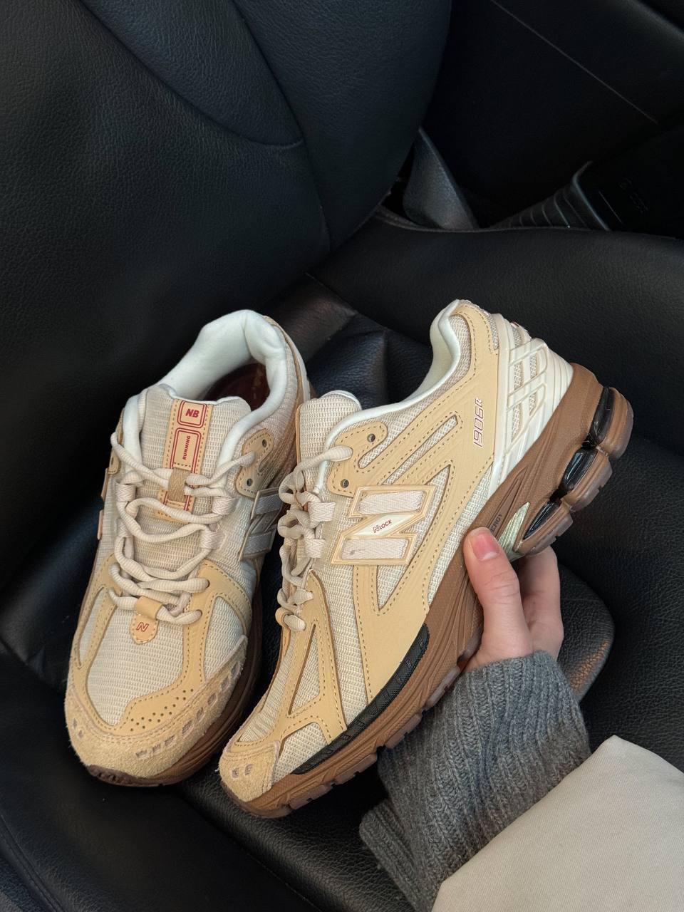Кросівки чоловічі бежеві New Balance 1906 Beige Brown (17687)