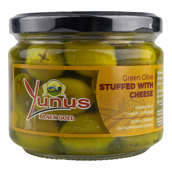 Оливки Yunus фаршировані сиром, 290г