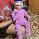 Комбінезон чоловічок Уні рожевий 05.42.03, фото 4