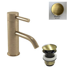 Бронзовий змішувач для умивальника Bugnatese Kobuk 2313SC