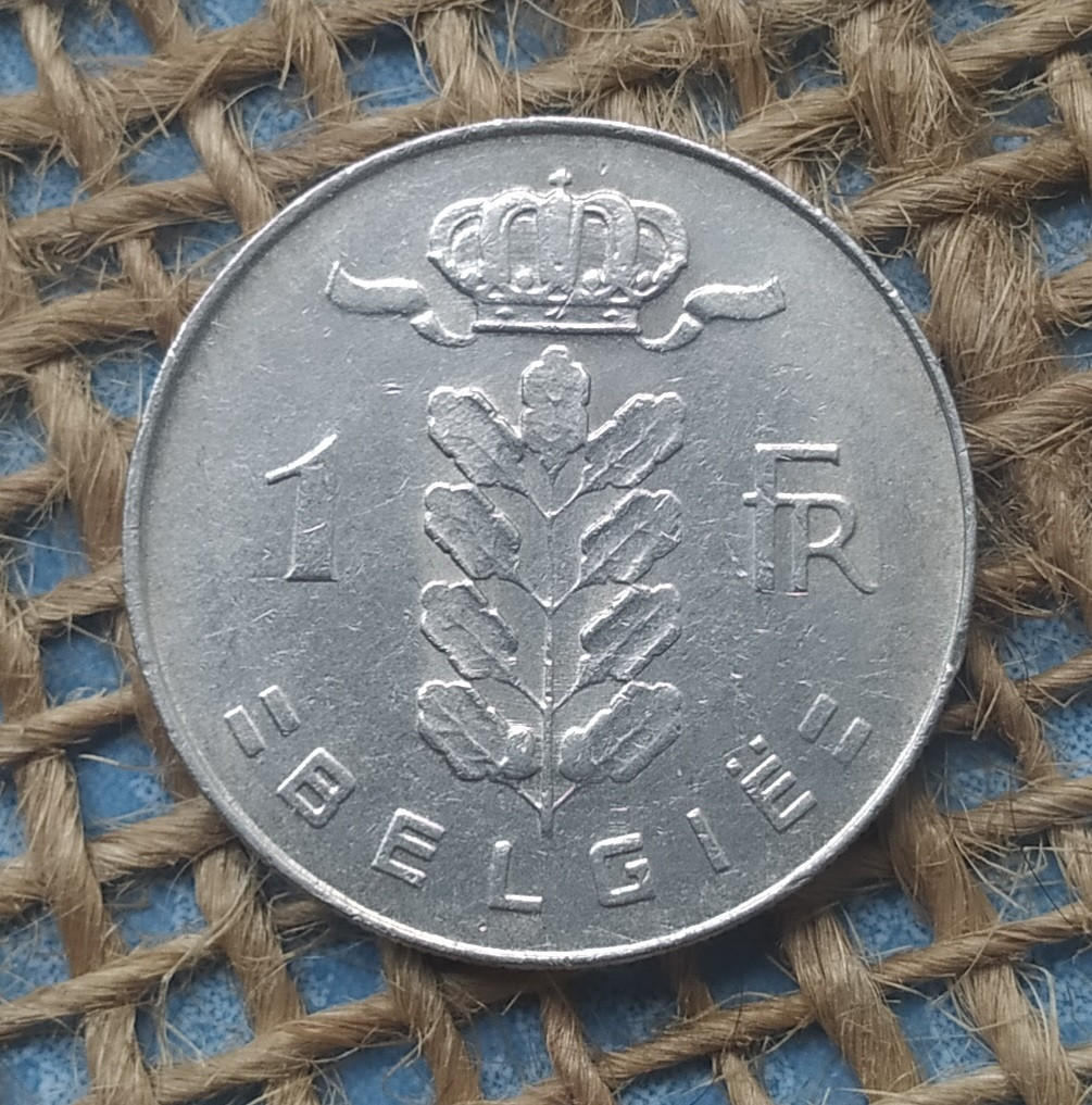 1 франк 1973 року. Бельгiя