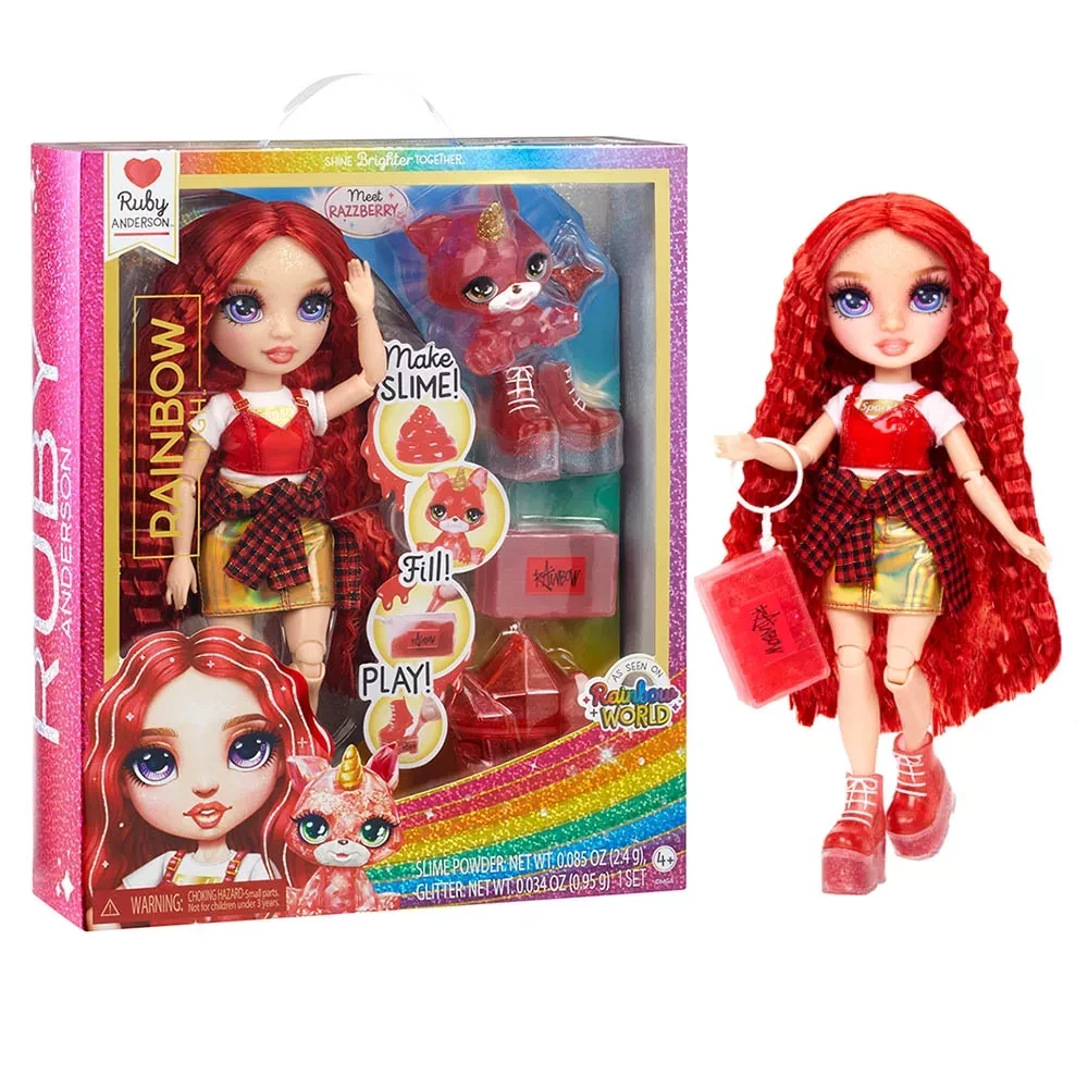 Лялька Rainbow High Classic Рубі зі слаймом Рейнбоу Хай Рубі Ред.