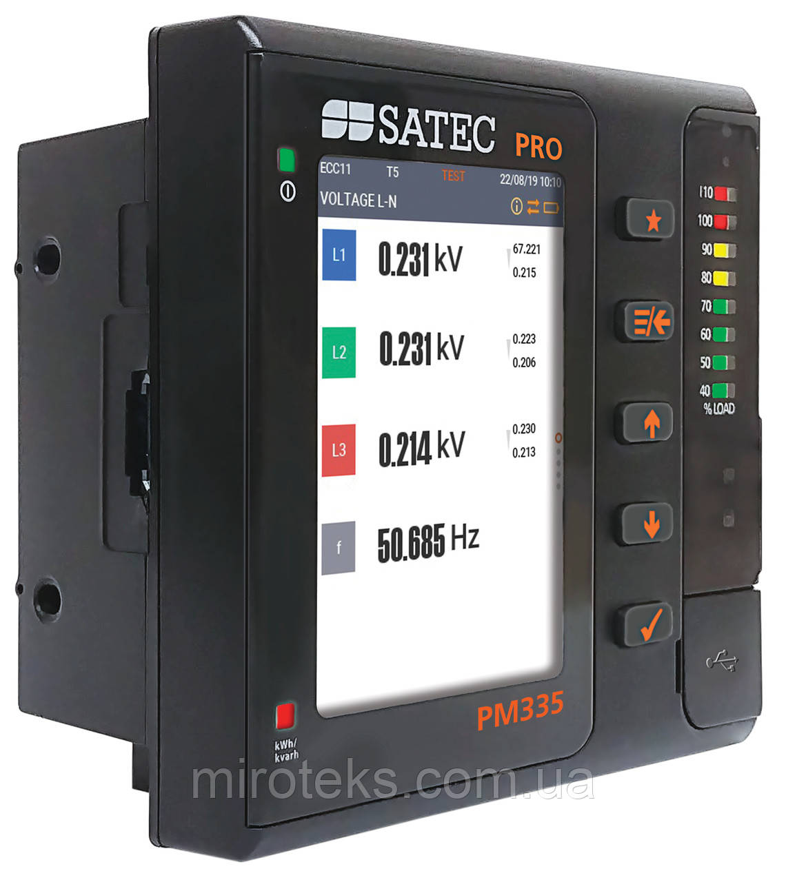 Аналізатор якості електроенергії Satec PRO PM335 PQ