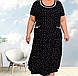 Літнє плаття в горошок великих розмірів, фото 5