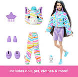 Барбі Кьюті ревив у костюмі Райдужної зебри Barbie Cutie Reveal Rainbow Zebra Plush Costume HRK39, фото 3