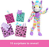 Барбі Кьюті ревив у костюмі Райдужної зебри Barbie Cutie Reveal Rainbow Zebra Plush Costume HRK39, фото 4