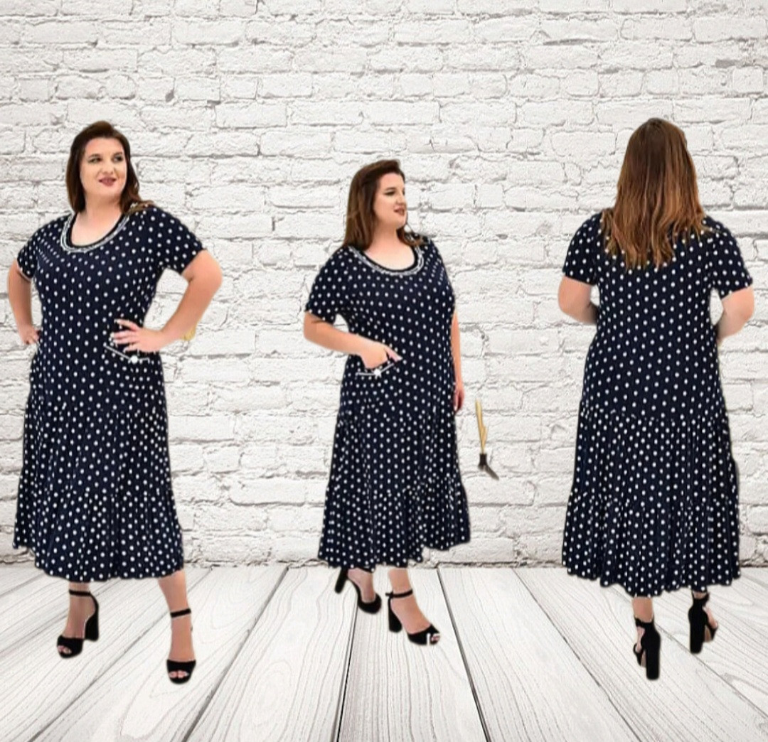 Літнє плаття великі розміри, фото 1