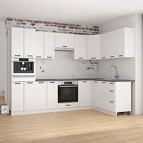 Кухня кутова модульна. Довжина 2,8 х 1,7 м.