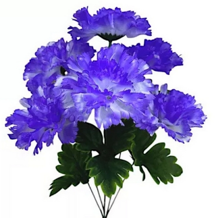 Штучні квіти букет гвоздики, 50 см (20 шт. в уп), фото 1