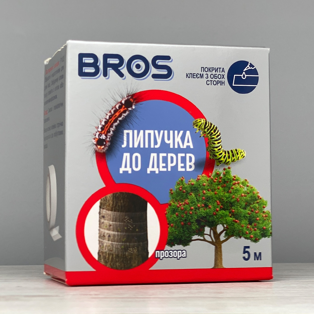 Липка стрічка від шкідників для дерев 5 м Bros