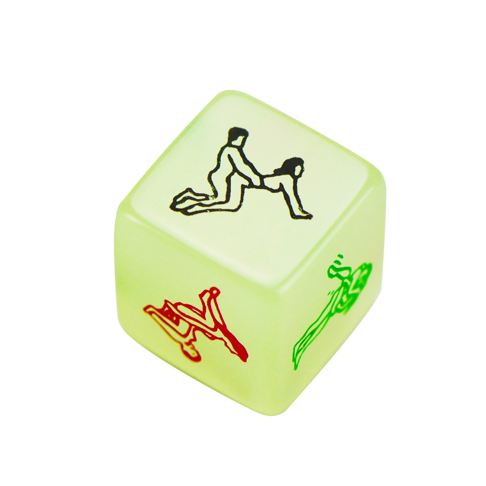 Гральний кубик "Пози" світиться в темряві, фото 1