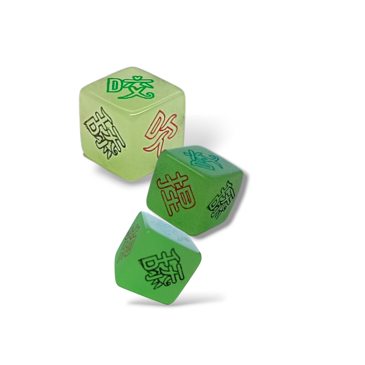 Гральний кубик "Дійства" китайські кандзі, фото 1