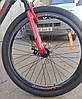 ✅ Гірський Двопідвісний велосипед Azimut Viper Power 26 D Рама 19,5 Сіро-червоний, в розібраному вигляді на 20%, без щитків, фото 10