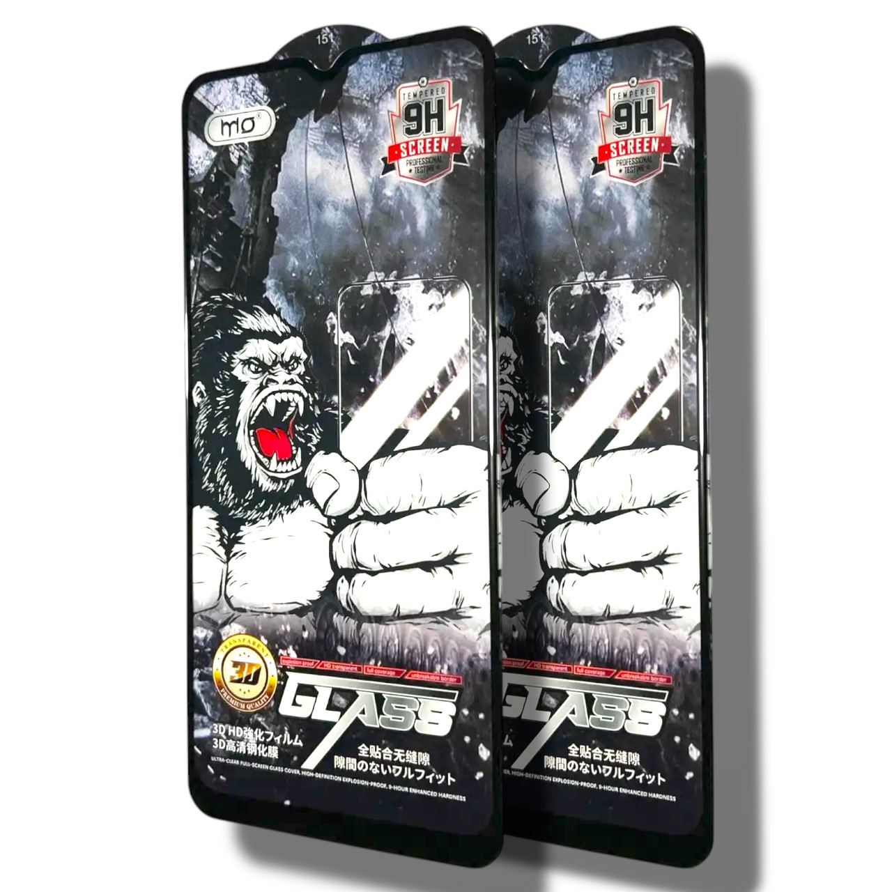 Захисне скло 2 шт CDK для Motorola Moto One Fusion | Full Glue 3D MO King Kong (017576) (black)