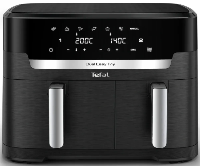 Мультипіч (аерофритюрниця) Tefal Dual Easy Fry XXL (EY9428E0)