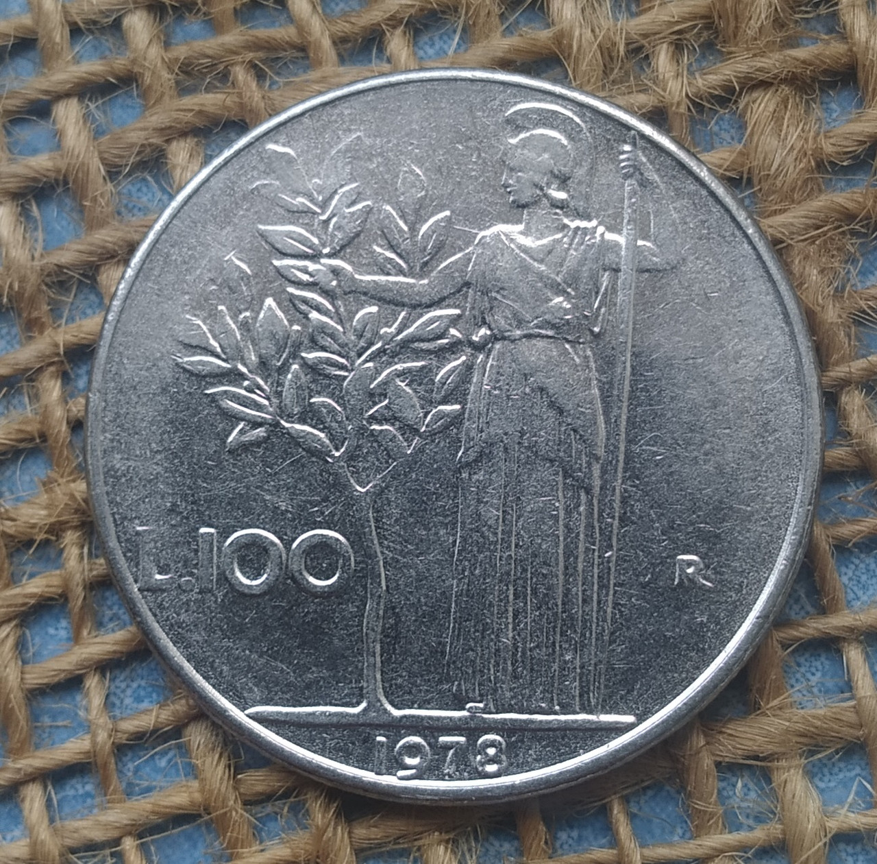 100 лiр 1978 року. Iталiя