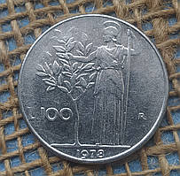 100 лiр 1978 року. Iталiя