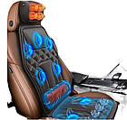 Масажна накидка на крісло в автомобіль Benbo AVS-308E-lux, для дому, офісу, масаж шиї, пневмоподушка, вібрація, підігрів, фото 6