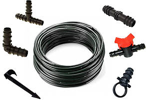 Набір для полива 200м (Емітерна трубка, крок 20см)