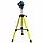 Будівельний телескопічний штатив тринога для нівеліра 44-120 см Profipower (Жовтий), фото 2