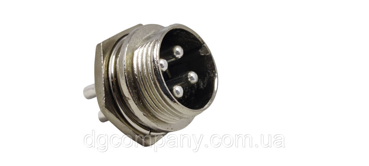 Роз'єм MIC 334 4-pin штекер монтажний