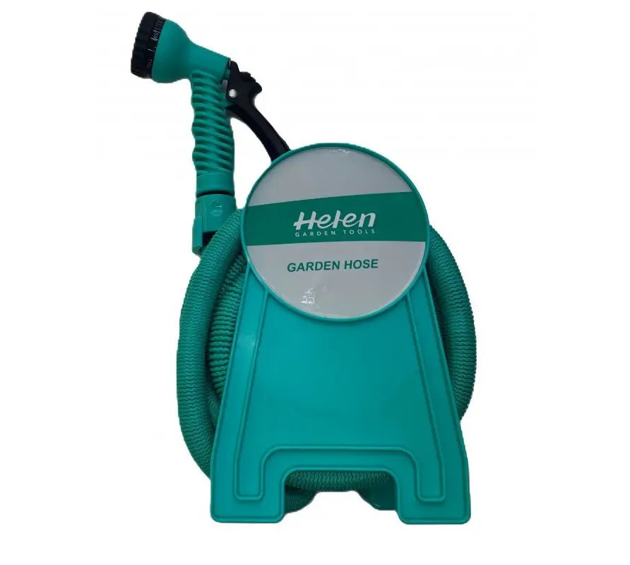Поливальний розтягувальний шланг 10 м із котушкою і розпилювачем HELEN HP227