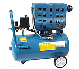 Компресор безмасляний шумоізольований Bass Polska 4424, 24 л, тихий компресор, компресор для чистого повітря, фото 3