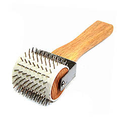 Валік для розпечатування медових сотів Uncapping Stainless Needle Roller HS-8
