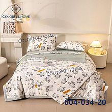 Постільний комплект муслін тканина льон мікс кольору в пакованні від 5 шт.