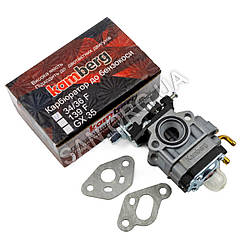 Карбюратор на Бензокосу (Мотокосу) 34/36 к-кт Kamberg з прокладками (11мм)