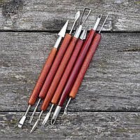 Набор инструментов для лепки и гончарства 6 предметов, набор стеков для глины и пластилина