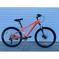 Гірський  велосипед  алюмінієвий 26 дюймів TopRider  TOP7 Оранжевий