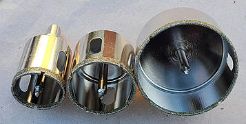 Коронка Алмазна по Склу з направляючою Свердлом Піка 55мм