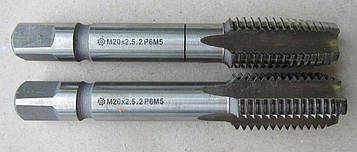 Мітчик машинно-ручний М 22х2, 5 комплектний HSS (Р6М5) ДЕРЖСТАНДАРТ 3266-81 виконання 2