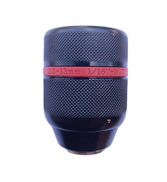 Патрон свердлильний (1,5-13) 3/8 24 UNF самозатискний із замком WLS