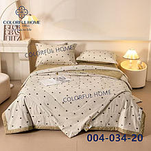 Постільний комплект муслін тканина льон мікс кольору в пакованні від 5 шт.